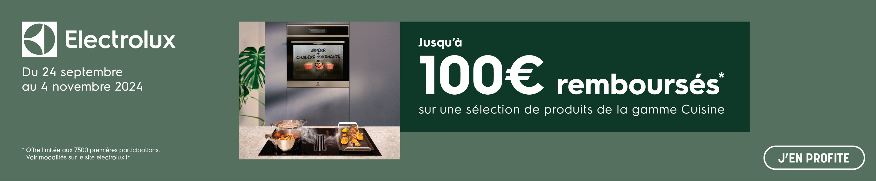 Offre de remboursement Electrolux